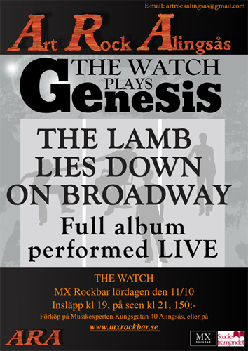 The Watch plays Genesis, ARA